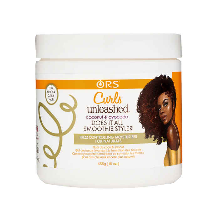ORS Curls Unleashed Coconut & Avocado Curl Does-It-All Smoothie Styler 455g