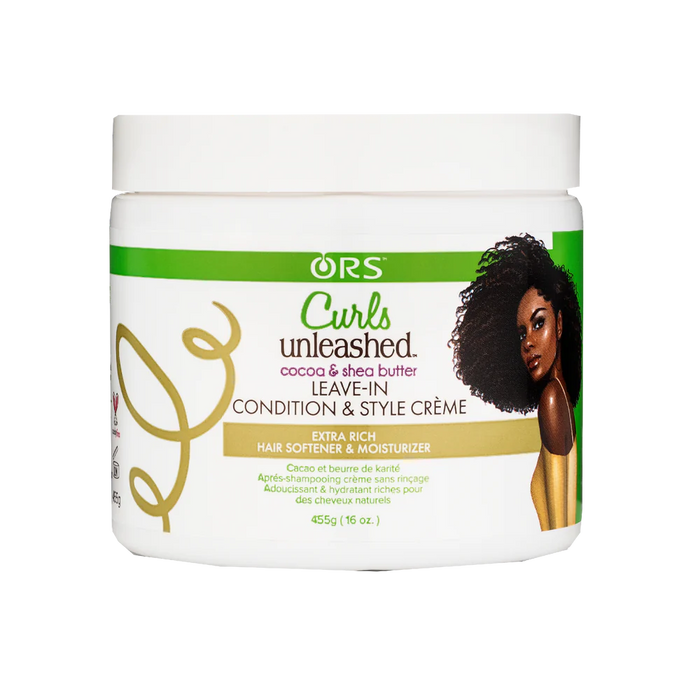ORS Curls Unleashed Coconut & Shea Butter Leave-in Condition & Style Creme 455g
