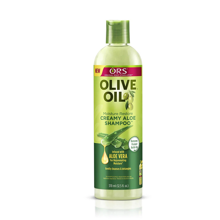 ORS Olive Oil Moisture Restore Creamy Aloe Shampoo™ Infused With Aloe For Rejuvenating Moisture 12.5oz