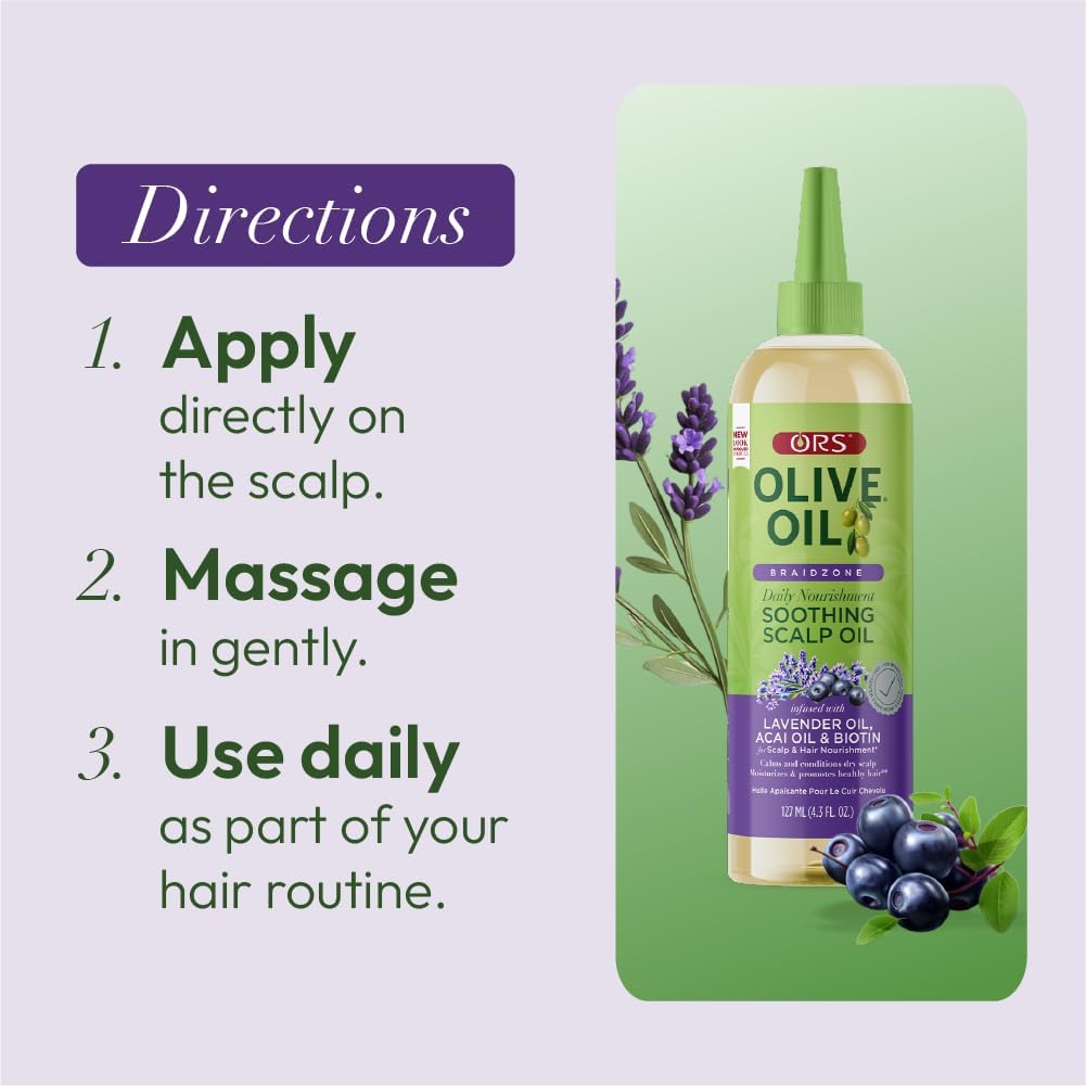 ORS Olive Oil Braidzone Soothing Scalp Oil 127ml