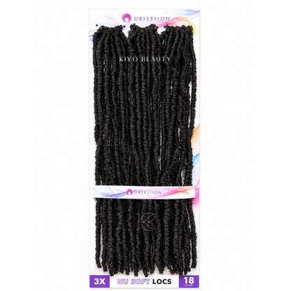 Obsession Bulk 3x Nu Soft Locs 18"