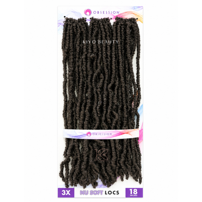 Obsession Bulk 3x Nu Soft Locs 18"