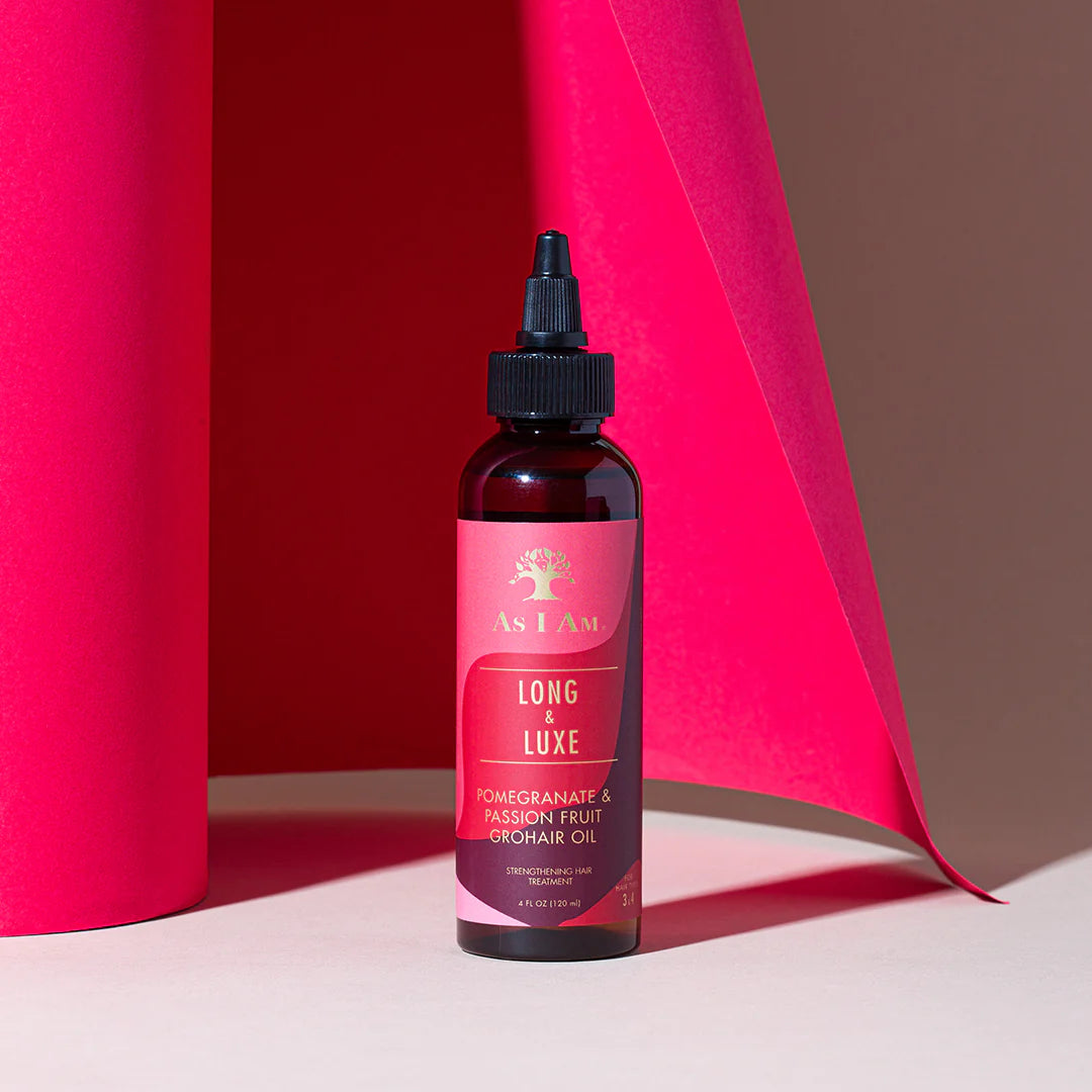 As I Am Long & Luxe Pomegranate & Passion Fruit Gro Oil 4oz