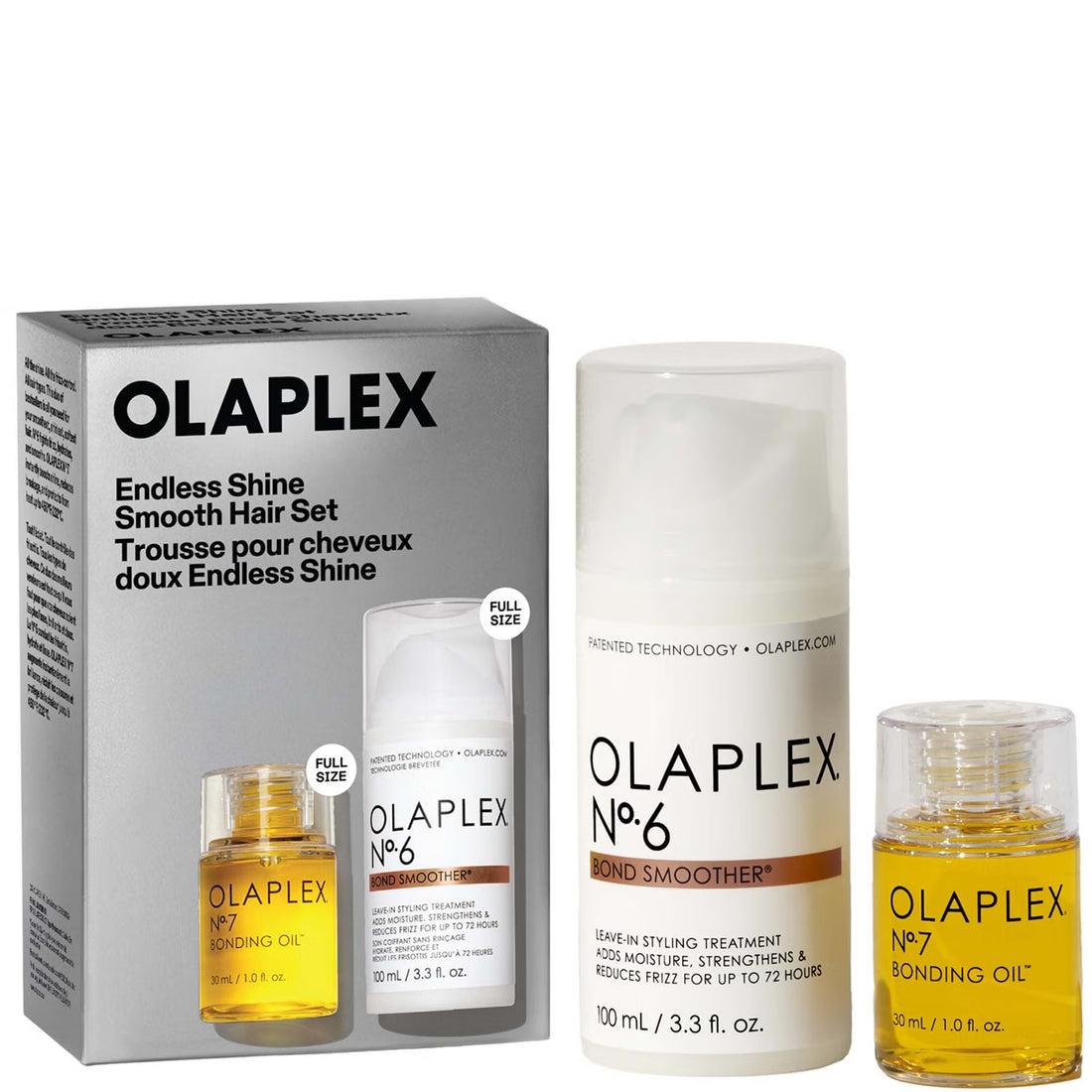 Olaplex Endless Shine Smooth Hair Set no.6 leave in and no.7 bonding oil