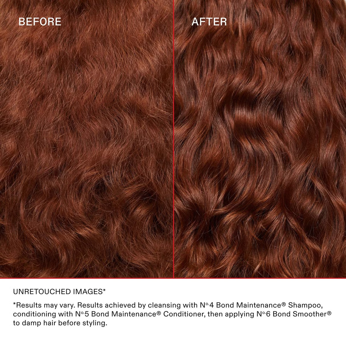 Olaplex before and after no.4 shampoo, no.5 conditioner and no.6 bond smoother