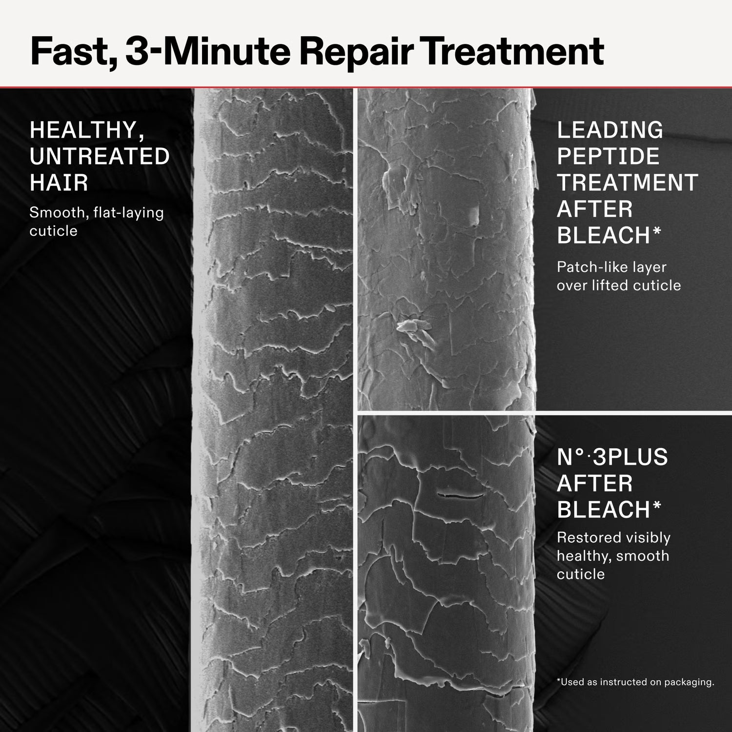Olaplex No.3 Plus Complete Repair Treatment after usage detailed image