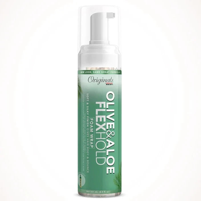 Originals by Africa's Best Olive & Aloe Flex Hold Foam Wrap 8.5oz