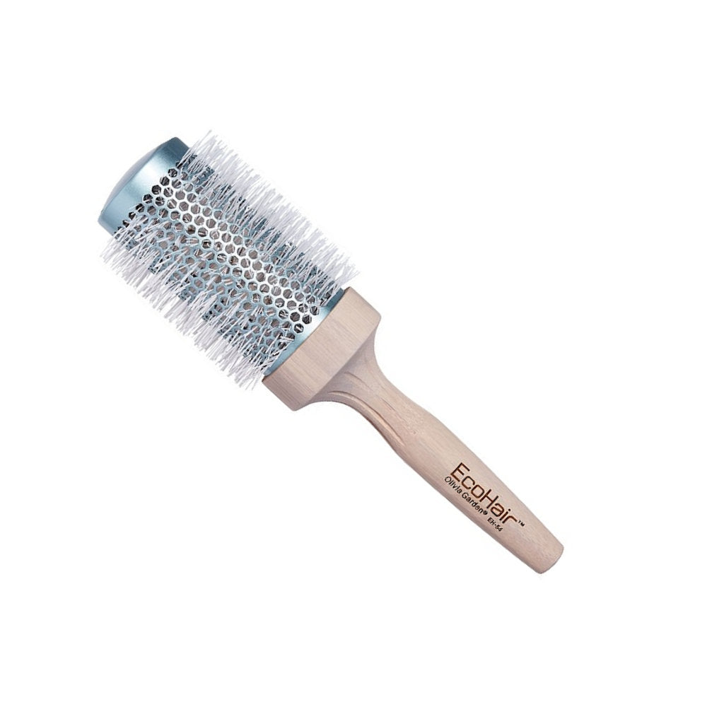 Olivia Garden EcoHair Professional Bamboo Thermal Brush 54mm with large ceramic barrel for creating volume, body and smooth salon-quality blowouts.
