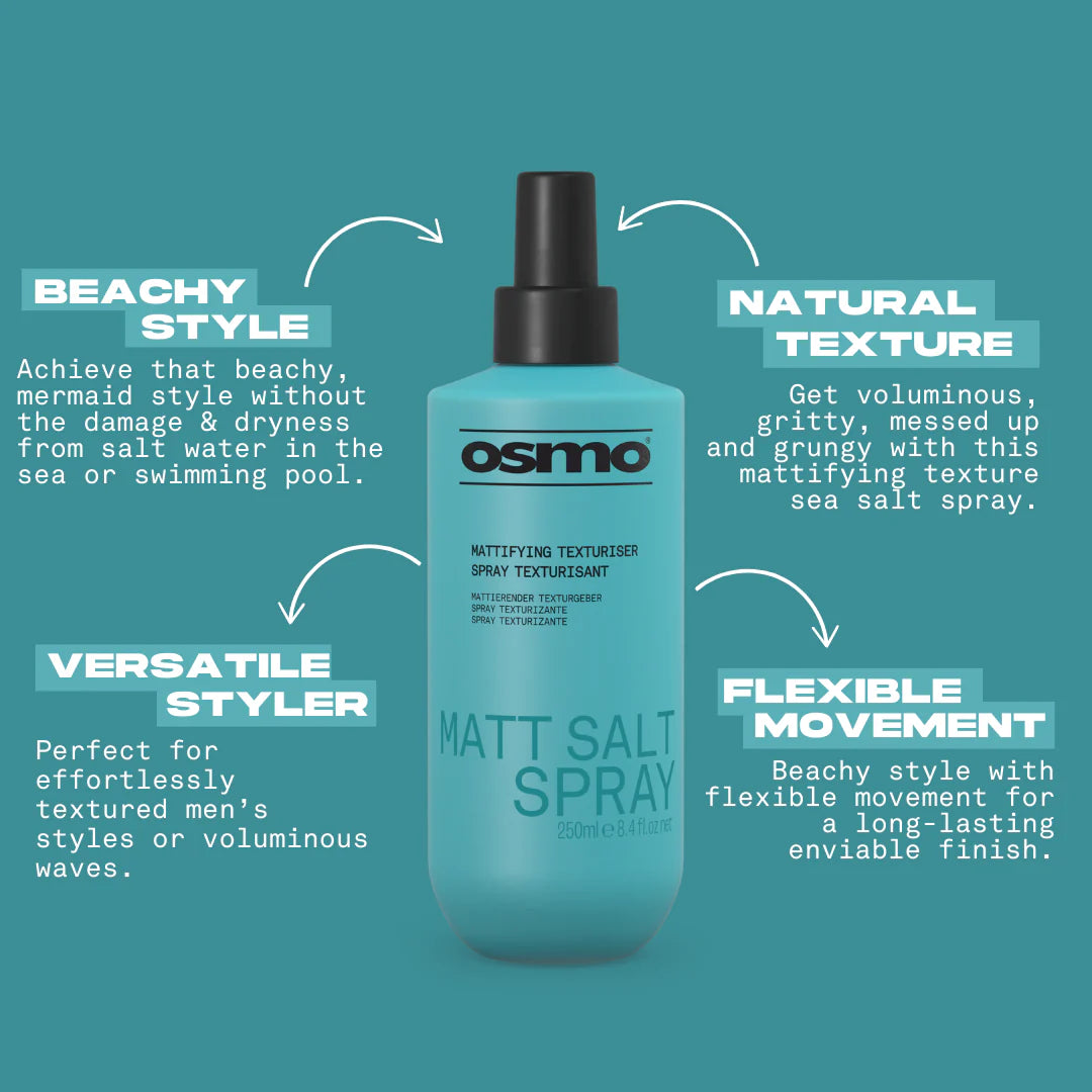 Osmo Matt Salt Spray Texture Spray 250ml Benefits 