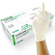 Unigloves Latex Powder Free Single Use Examination Gloves