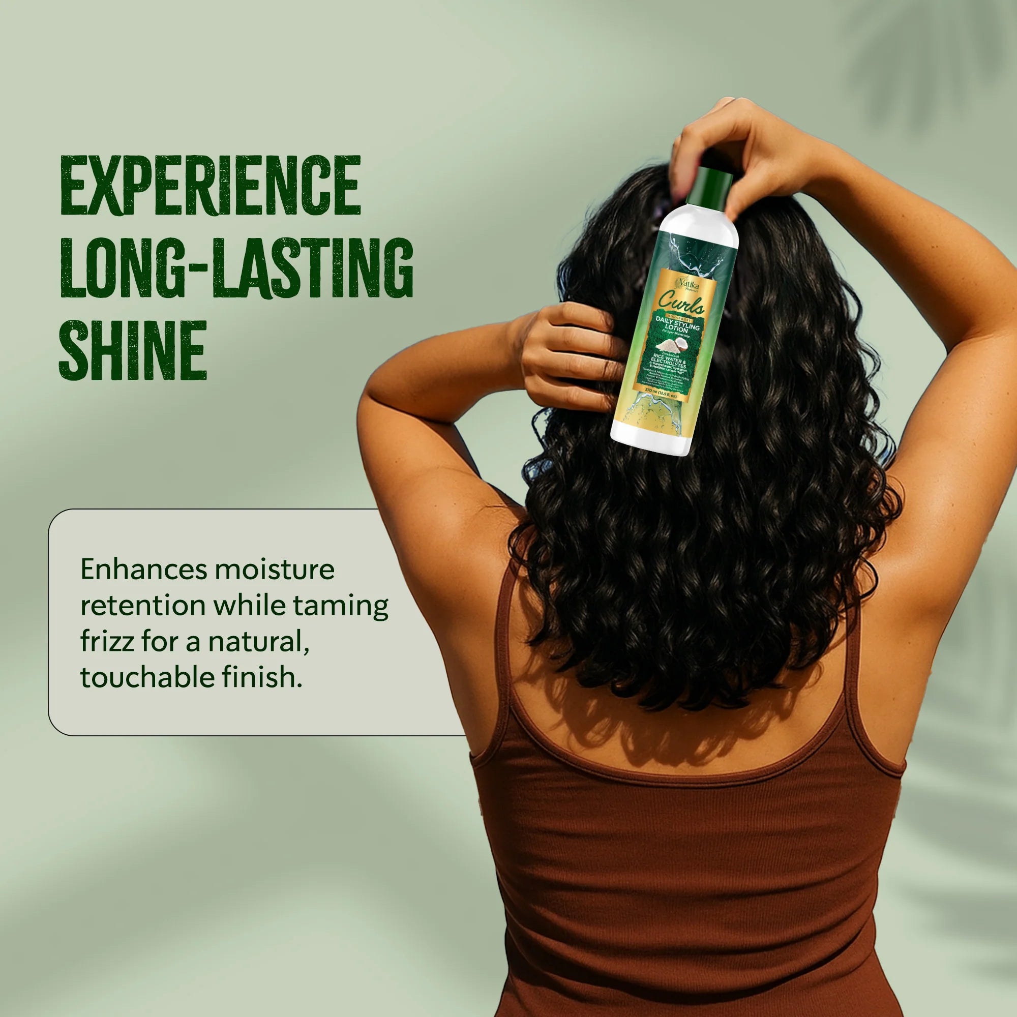 Dabur Vatika Naturals Curls Aquaboost Daily Styling Lotion 370ml