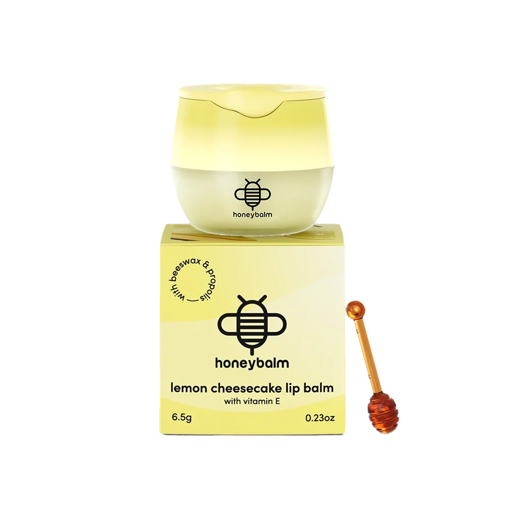 Honeybalm Lip Balm - Lemon Cheesecake plain bg