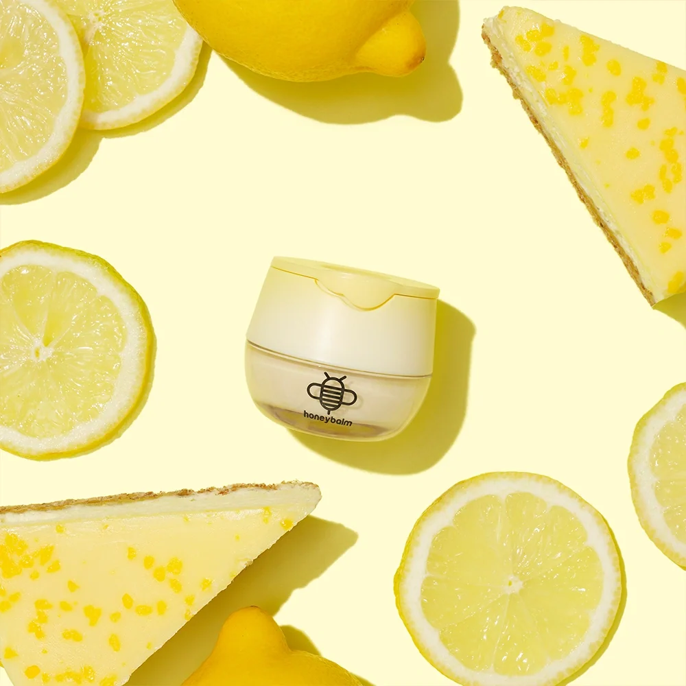 Honeybalm Lip Balm - Lemon Cheesecake flatlay