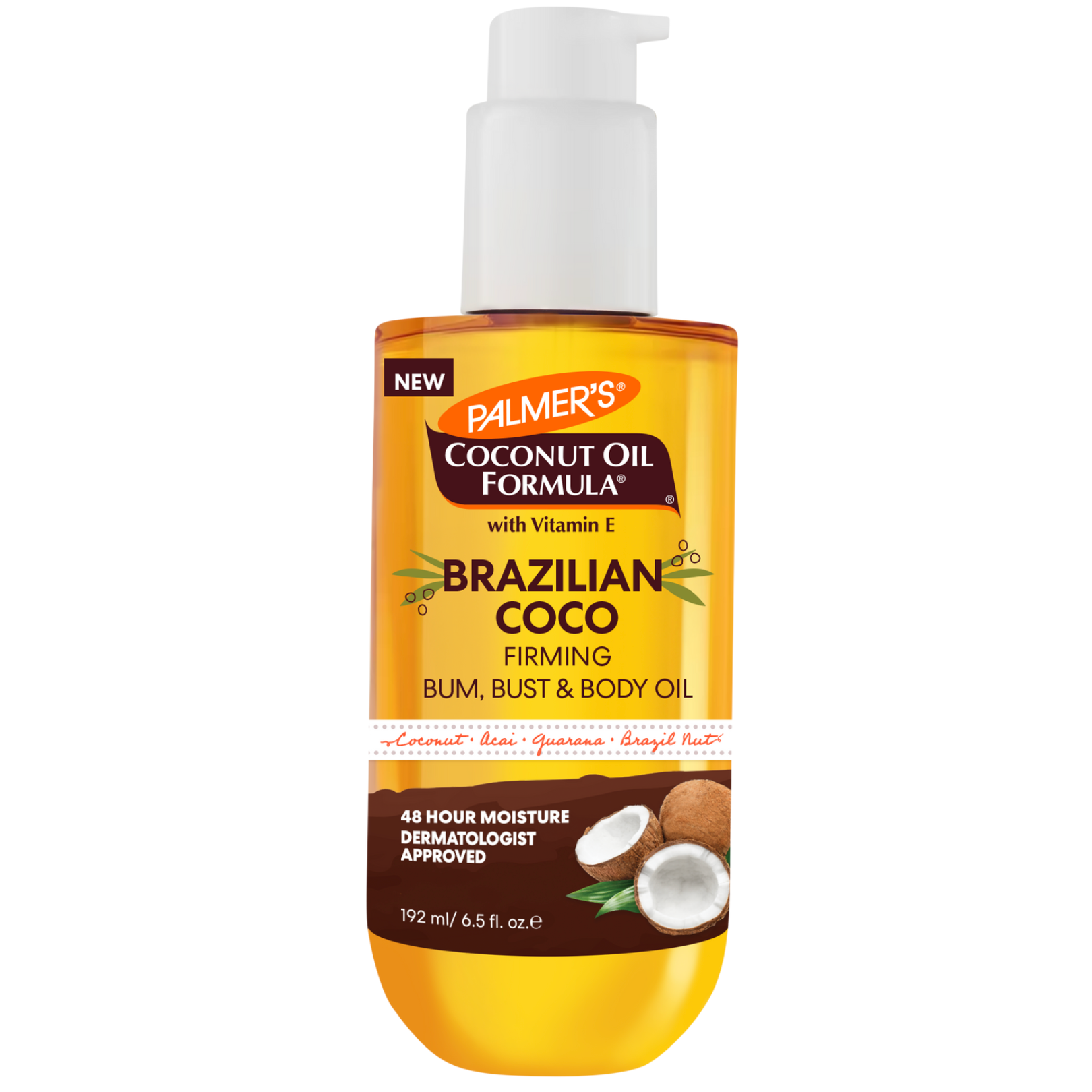 Palmer's Brazilian Coco Firming Bum, Bust & Body Oil 192ml