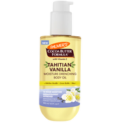 Palmer's Cocoa Butter Formula Tahitian Vanilla body oil bottle on a white background