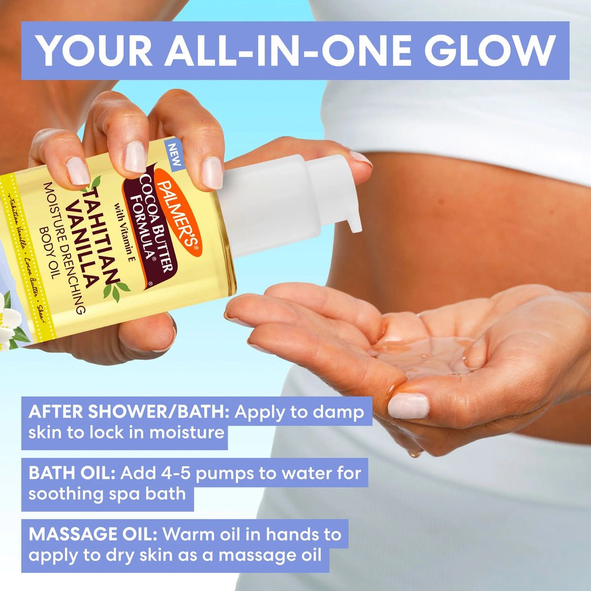 Palmer's Cocoa Butter Formula Tahitian Vanilla Body Oil 192ml