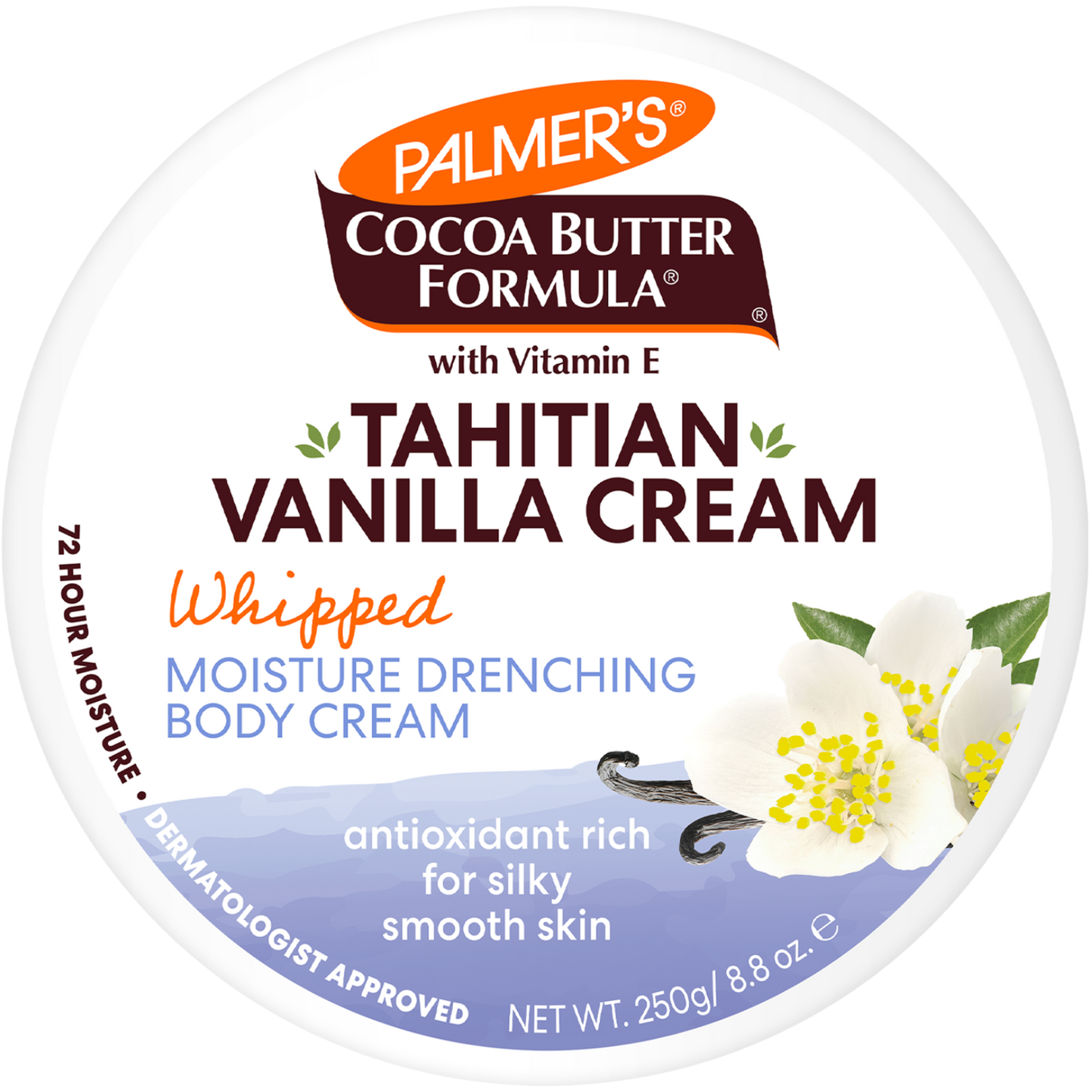 Palmer's Cocoa Butter Formula Tahitian Vanilla Cream Whipped Body Cream 250g