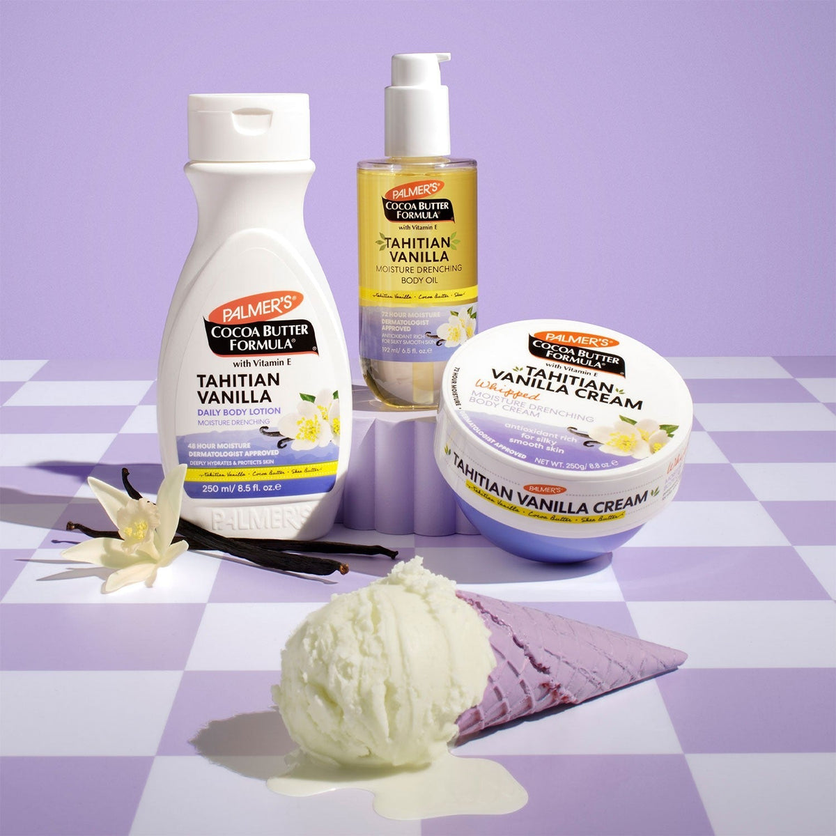 Palmer's Cocoa Butter Formula Tahitian Vanilla Cream Whipped Body Cream 250g