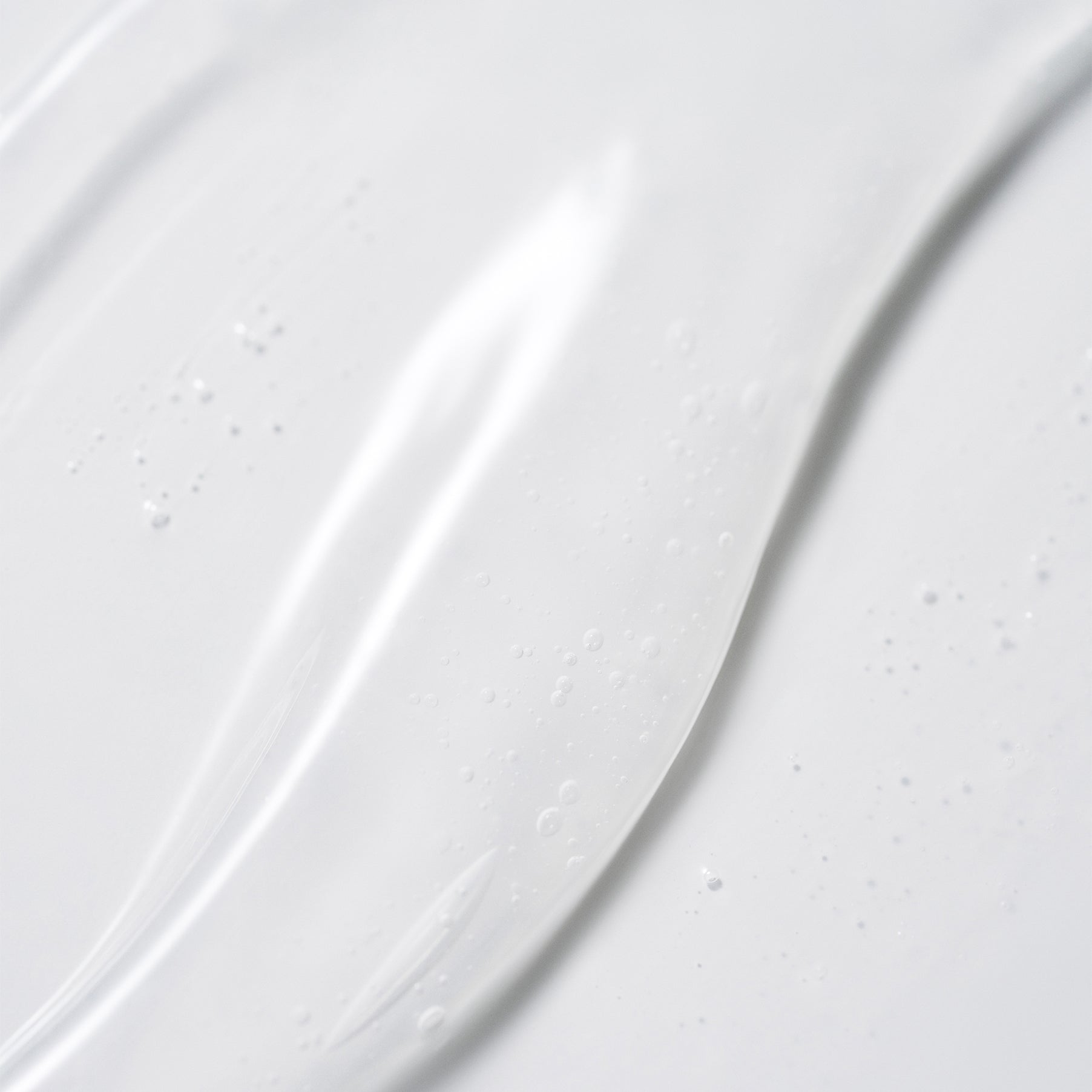 Close-up of a white cream with subtle texture