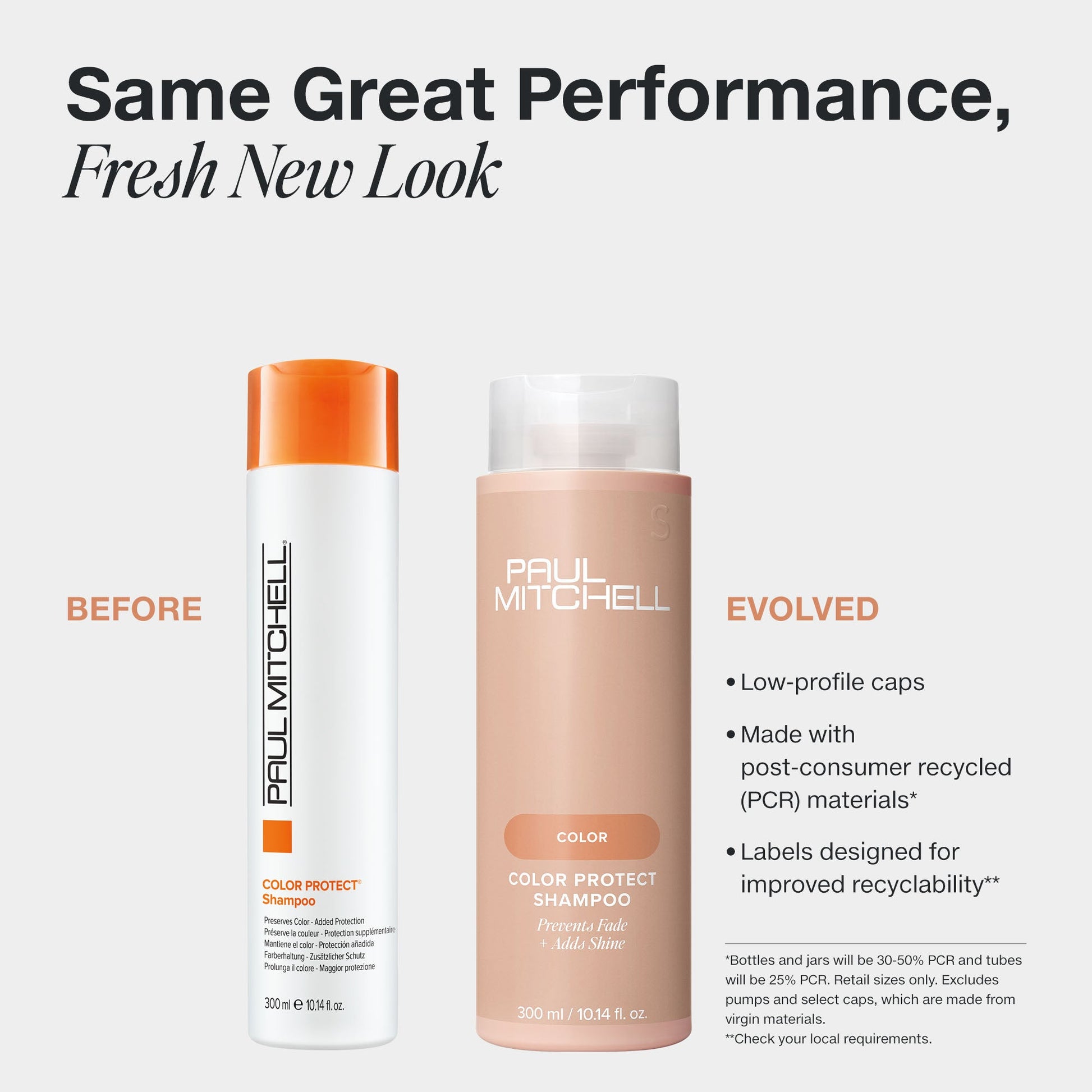 Paul Mitchell Color Protect Shampoo 300ml old and new packaging