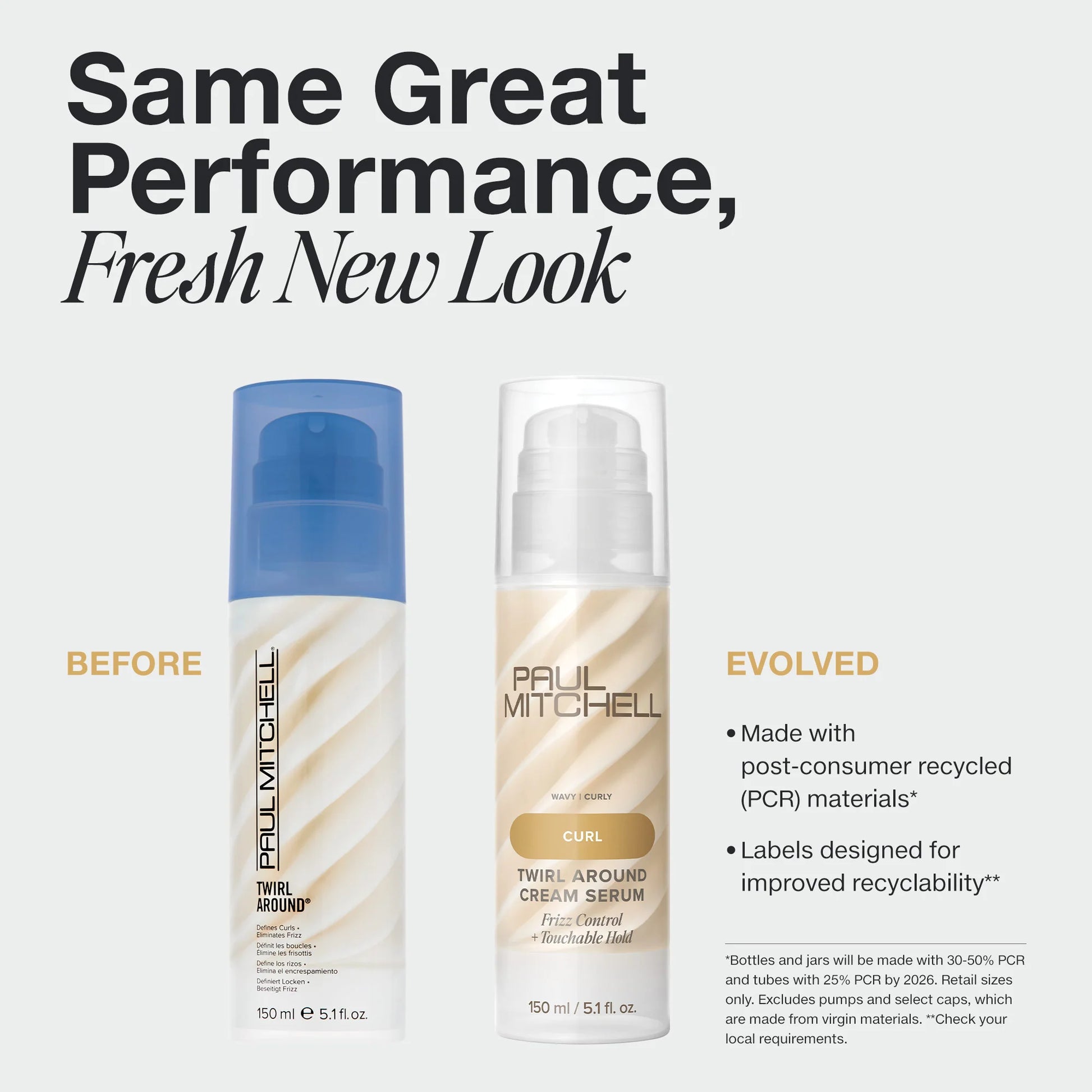 Paul Mitchell Twirl Around 150ml old and new packaging