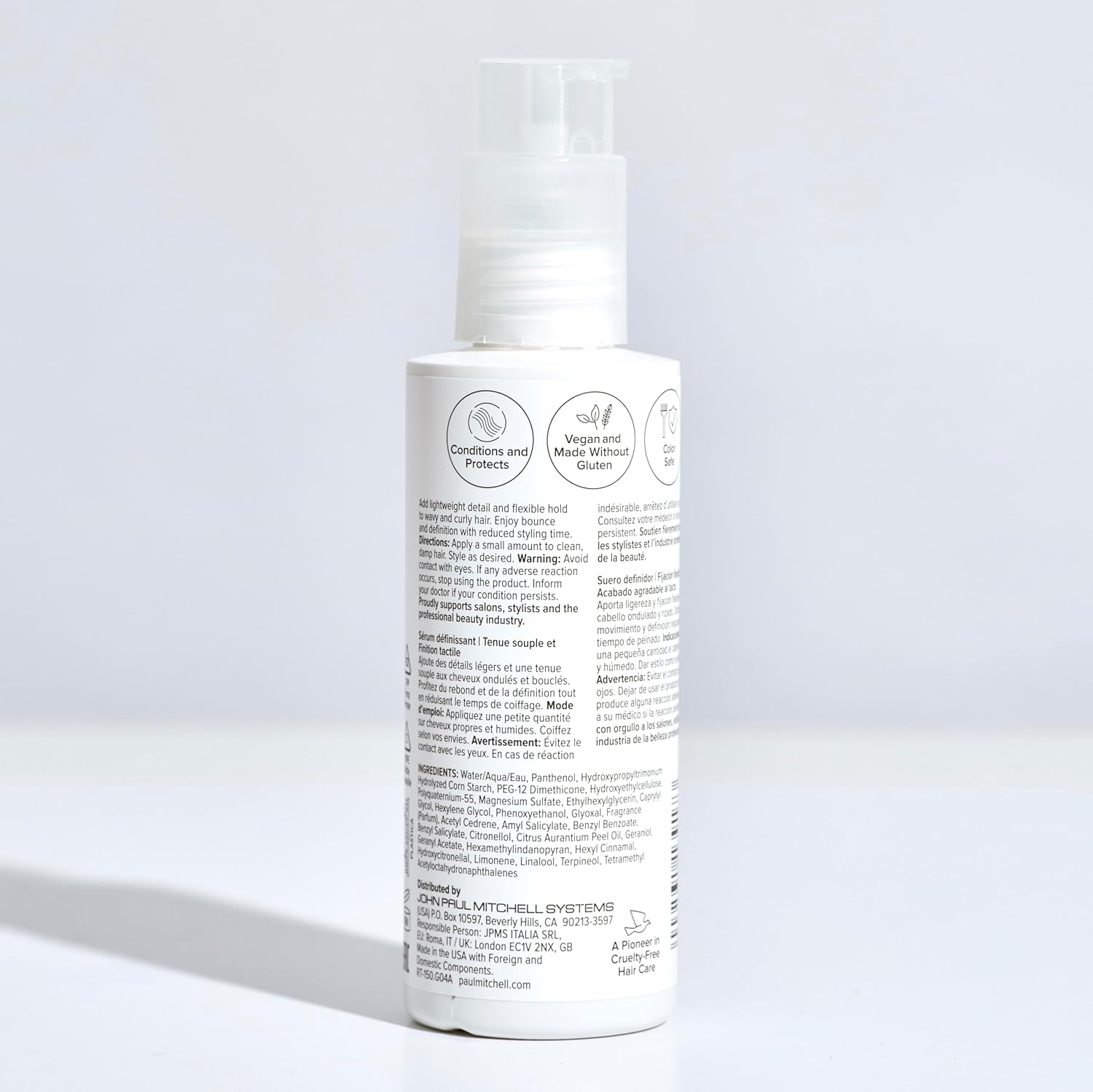 Paul Mitchell Flexible Style Round Trip 150ml back of product