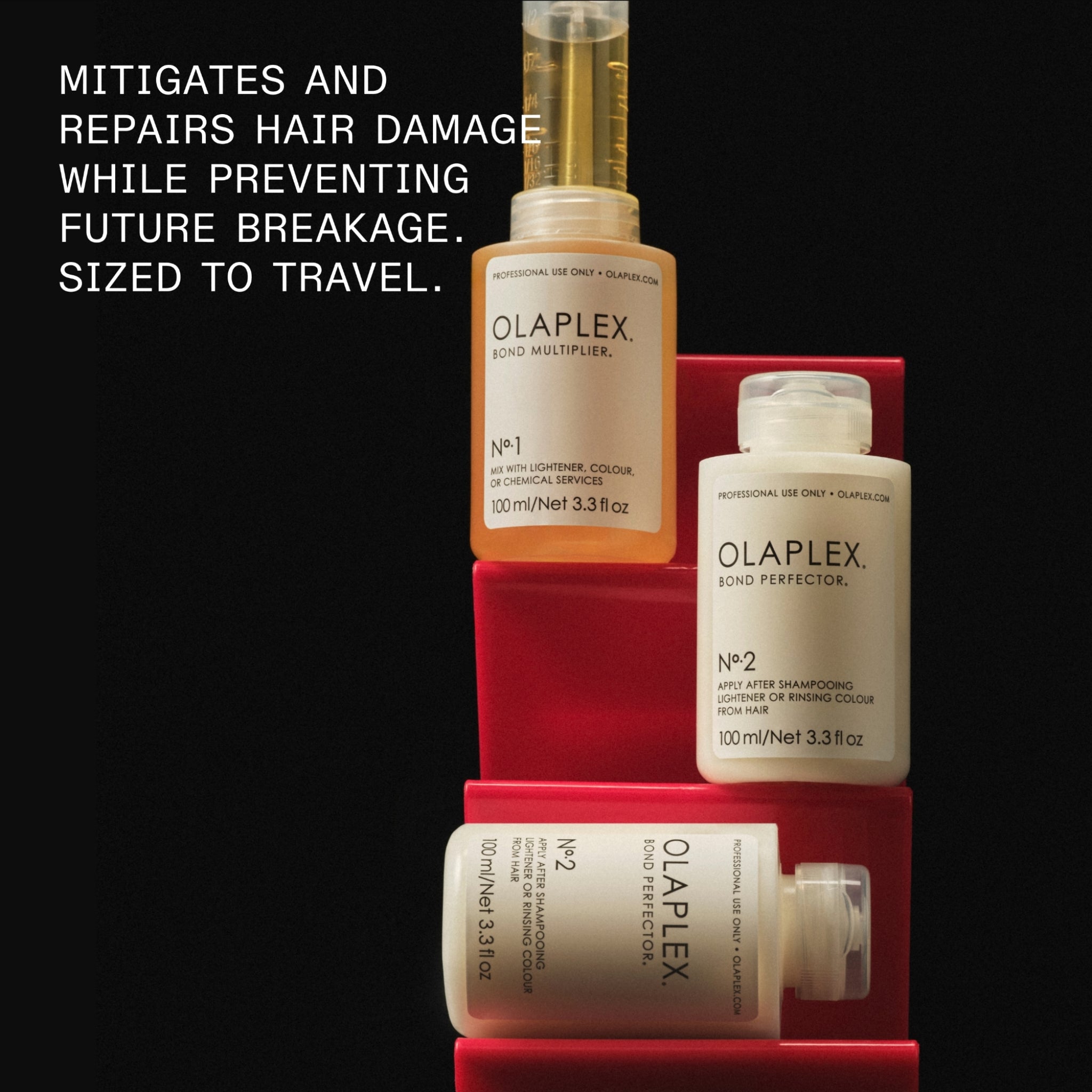 Olaplex Traveling Styling Kit No1 & No2 (3 x 100ml)