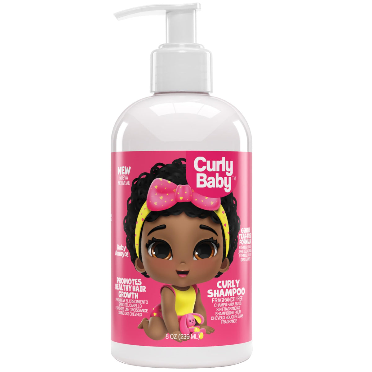 CurlyBaby Fragrance Free Curly Shampoo 8oz / 239ml