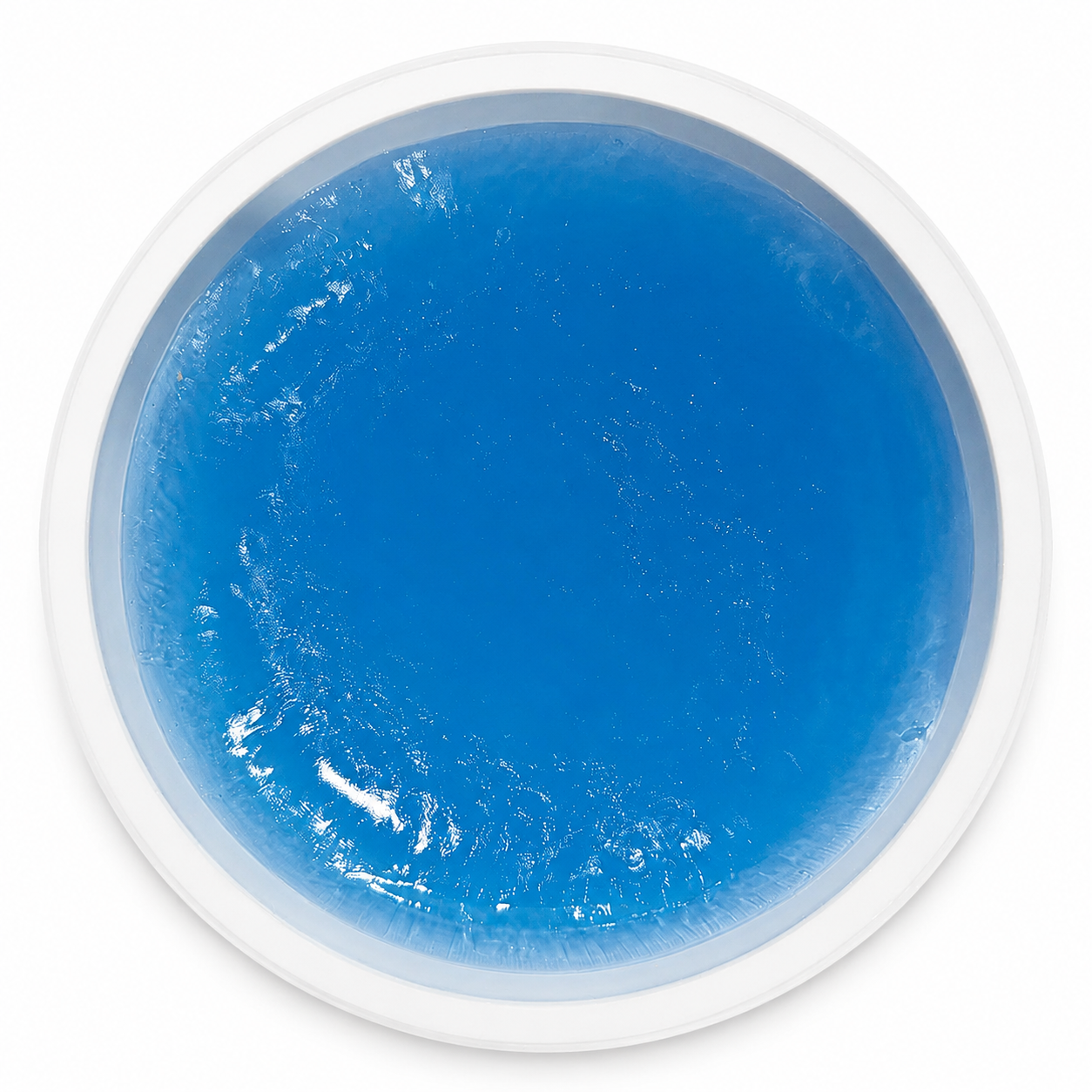 Open Pink Lemon Braiding Gel Peppermint Maximum Hold 10oz showing blue gel for long-lasting braids without flaking
