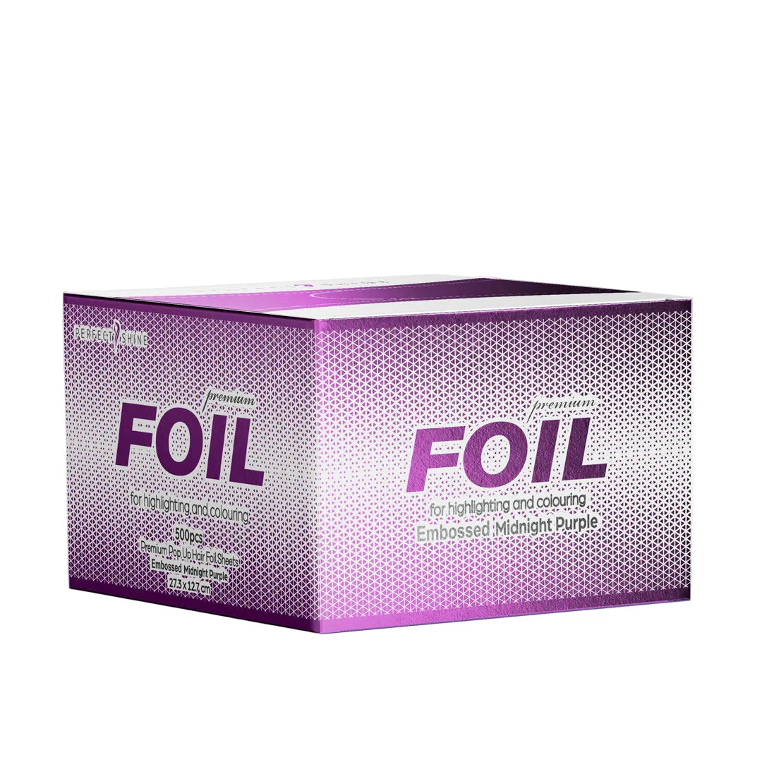 Perfect Shine Pop-Up Foil Embossed Midnight Purple 500 Sheets - 27.3 x 12.7cm