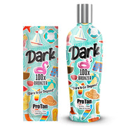 Pro Tan Exceptionally Dark 100X Bronzer available in 22ml sachet and 250ml bottle at Kiyo Beauty