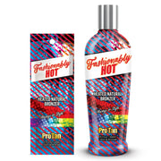 Pro Tan Fashionably Hot Heated Natural Bronzer available in 22ml sachet and 250ml bottle at Kiyo Beauty