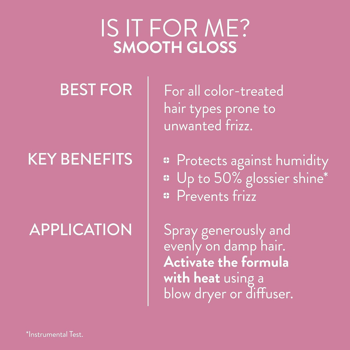 Pureology Smooth Gloss Silkmorphose™ Spray