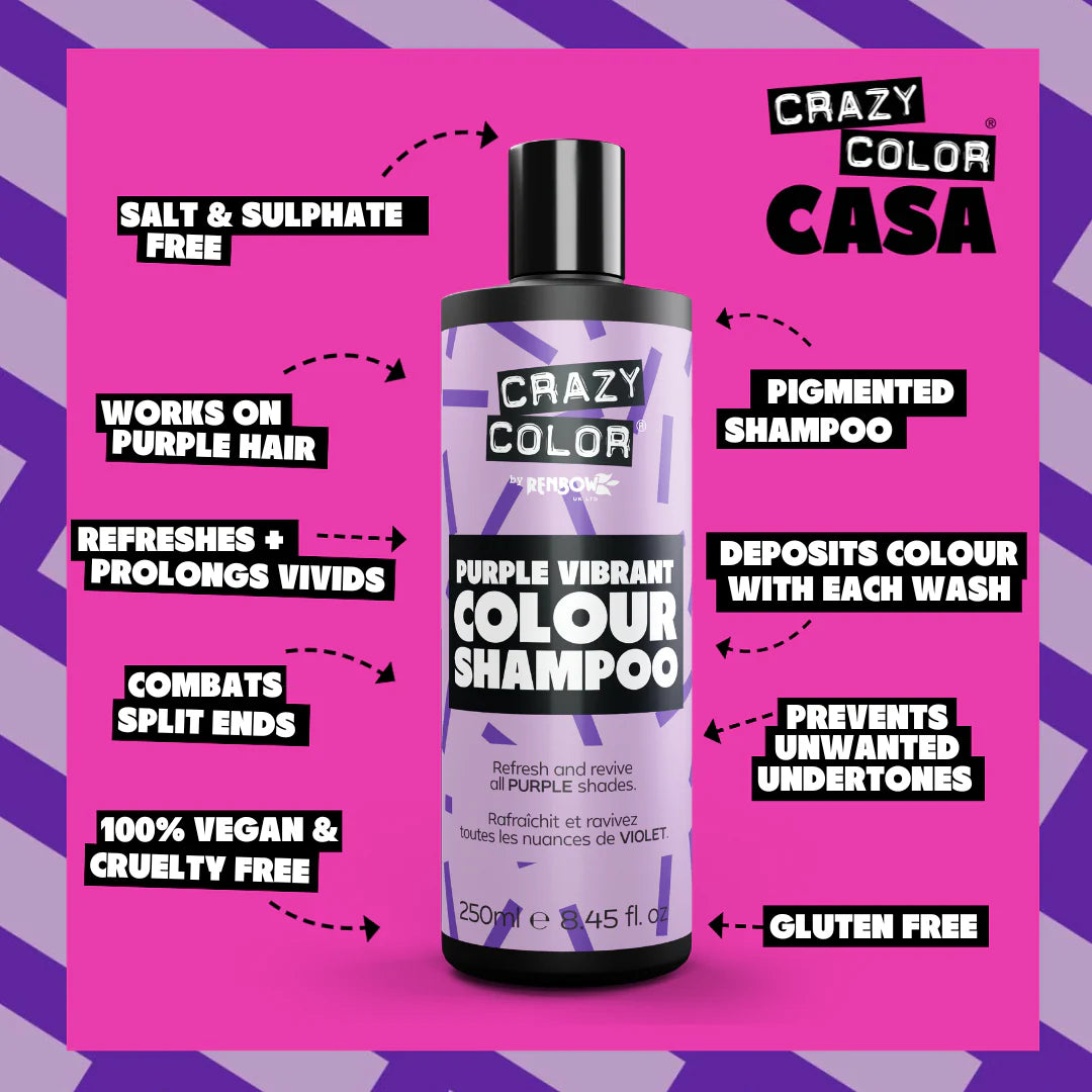 Crazy Color Purple Shampoo 250ml