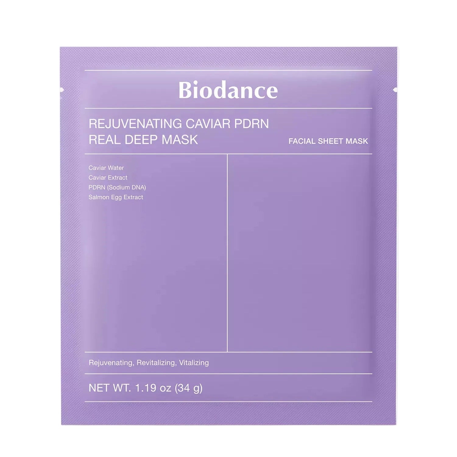 Biodance Rejuvenating Caviar PDRN Real Deep Mask (1pc)