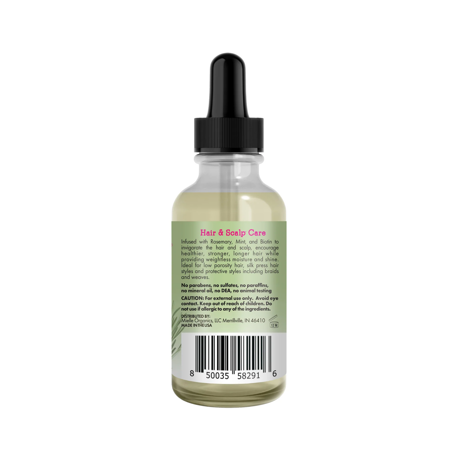 Mielle Organics Rosemary Mint LIGHT Scalp &amp; Hair Strengthening Oil