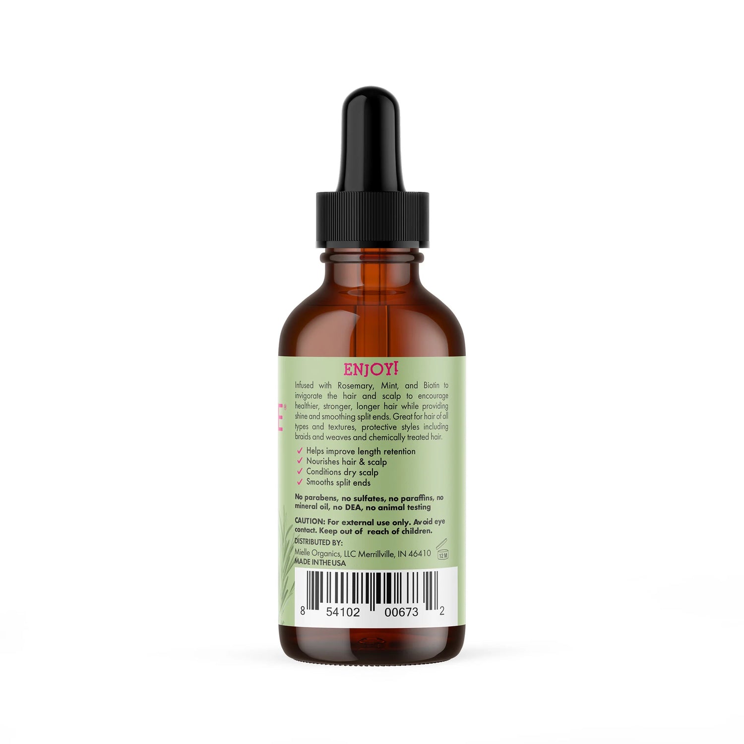 Mielle Organics Rosemary Mint Scalp &amp; Hair Strengthening Oil 2oz
