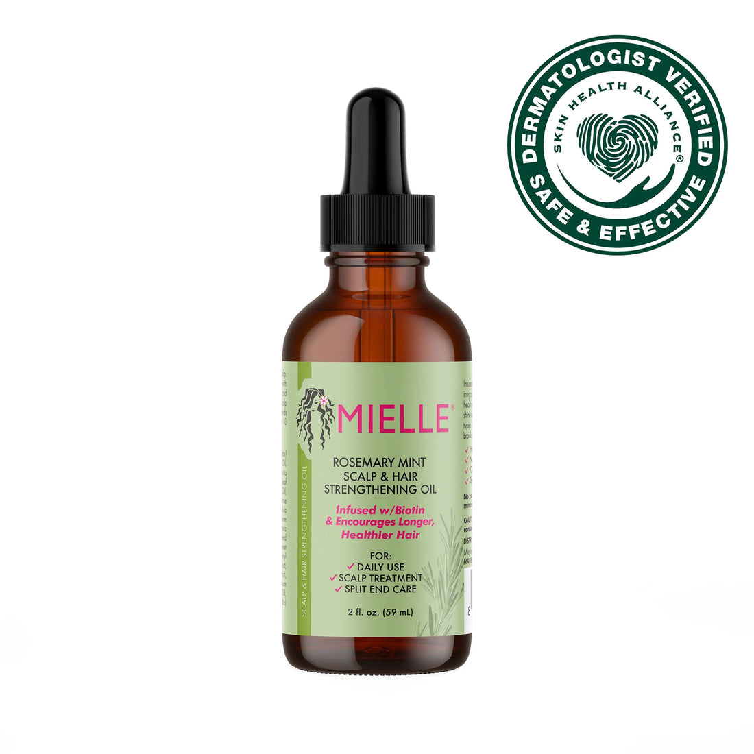 Mielle Organics Rosemary Mint Scalp &amp; Hair Strengthening Oil 2oz