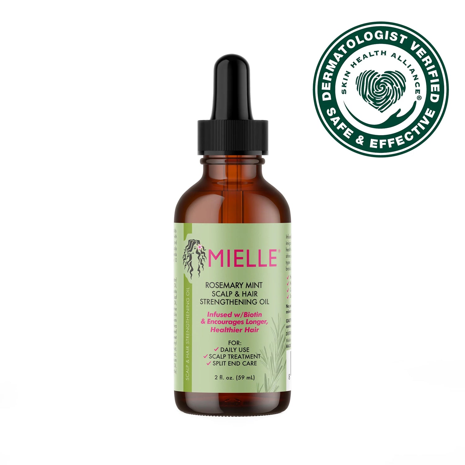 Mielle Organics Rosemary Mint Scalp &amp; Hair Strengthening Oil 2oz