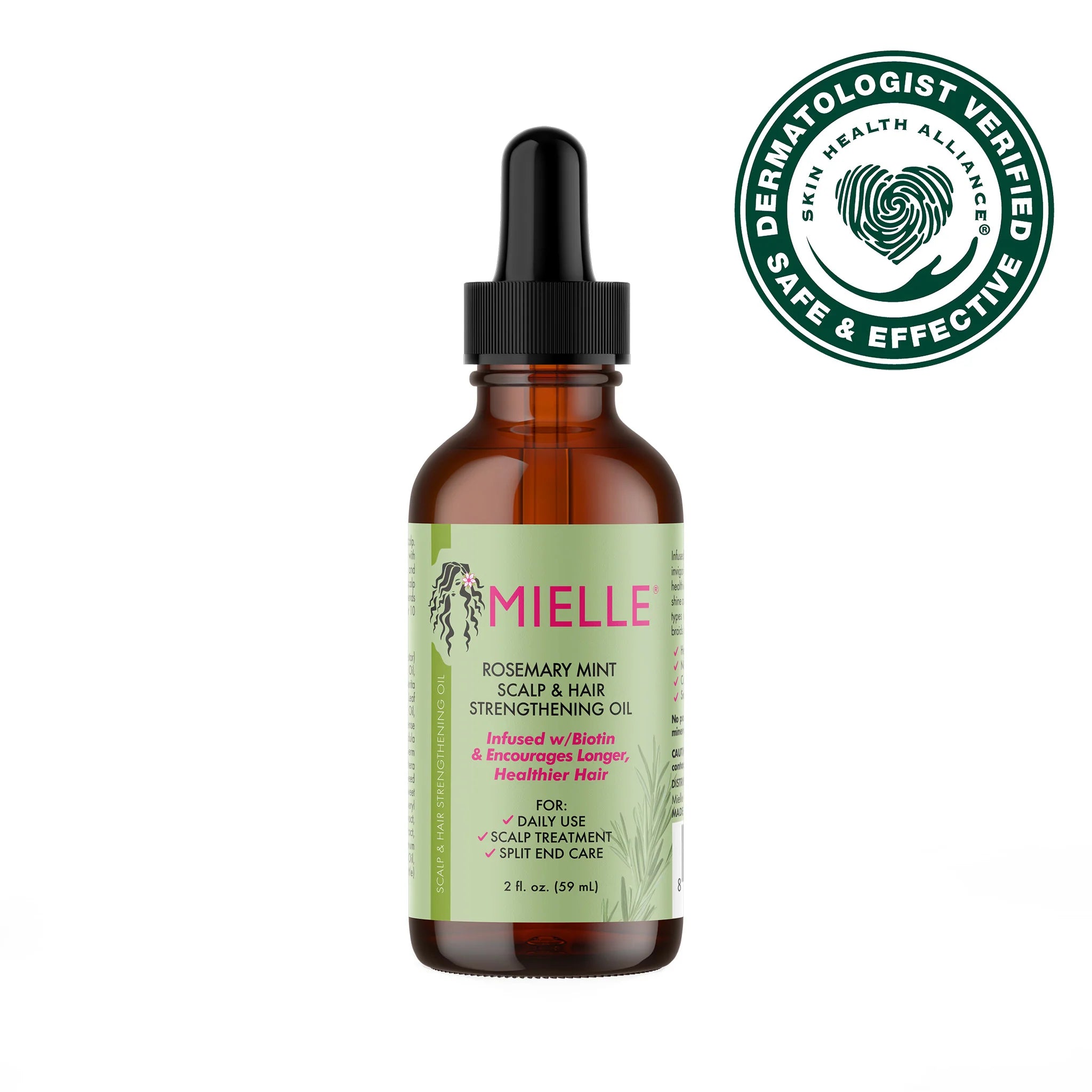 Mielle Organics Rosemary Mint Scalp &amp; Hair Strengthening Oil 2oz