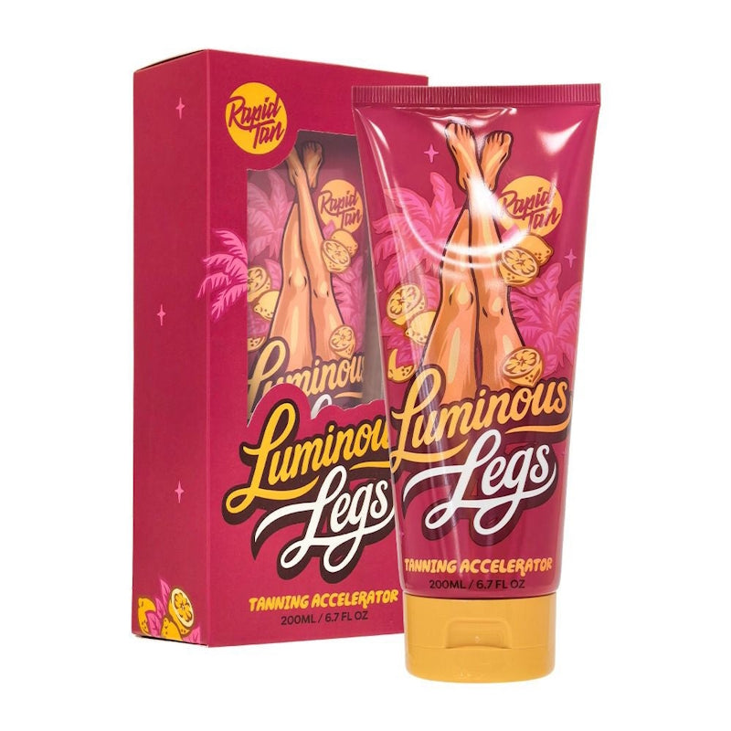 Rapid Tan Luminous Legs Tanning Accelerator 200ml leg tanning lotion available at Kiyo Beauty