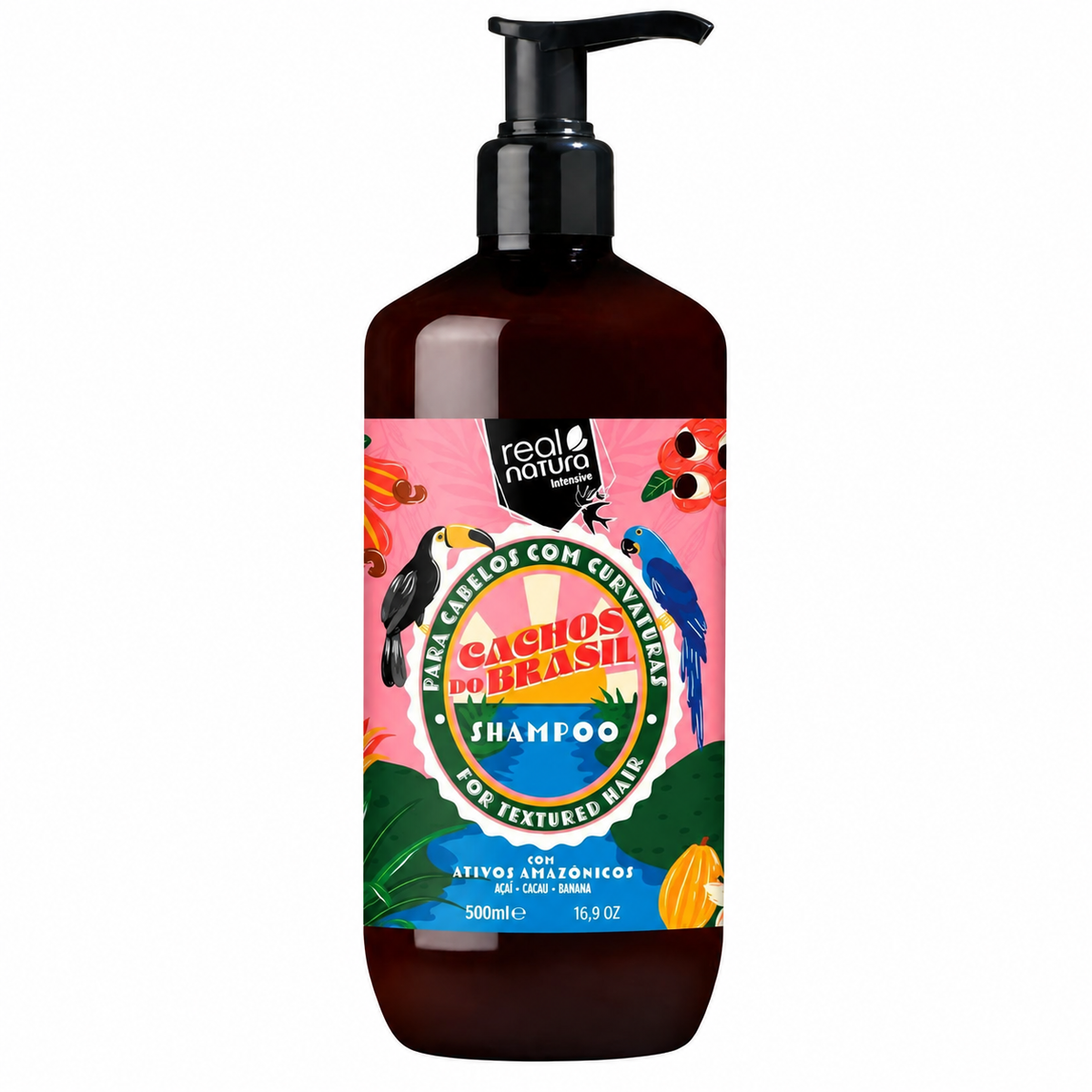 Real Natura Cachos Do Brasil Shampoo 500ml
