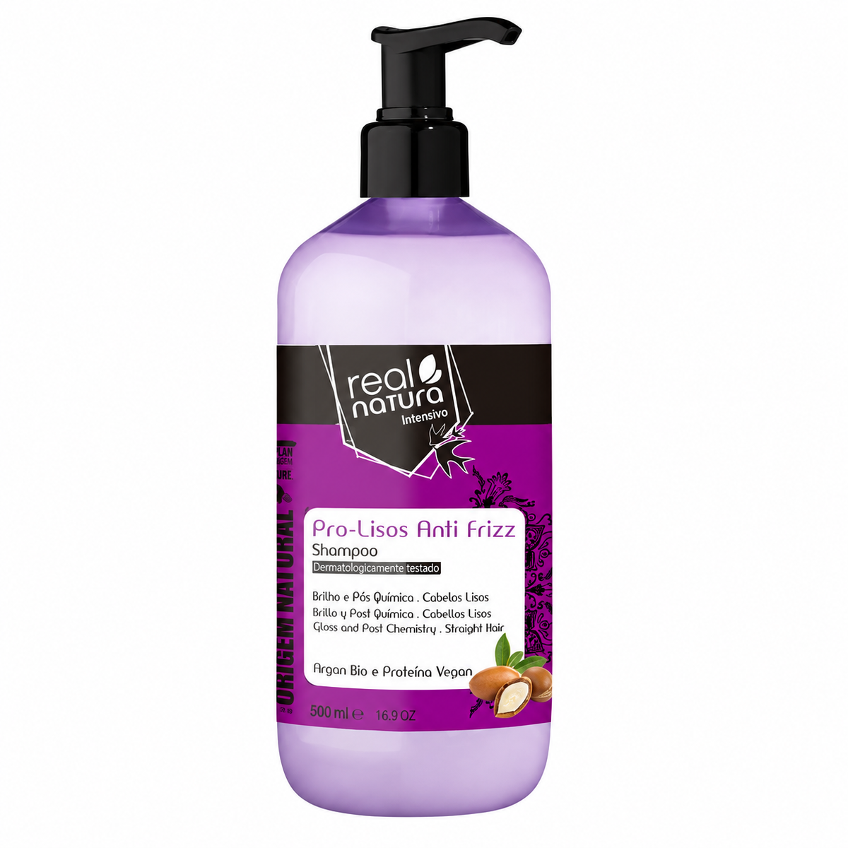 Real Natura Pro-Lisos Anti-Frizz Shampoo 500ml