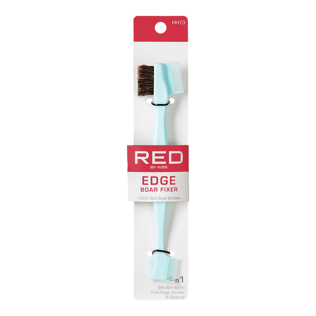 Red By Kiss Edge Boar Fixer Edge Brush 4-in-1