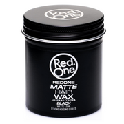 Red One Matte Strong Hold Hair Wax Black 100ml