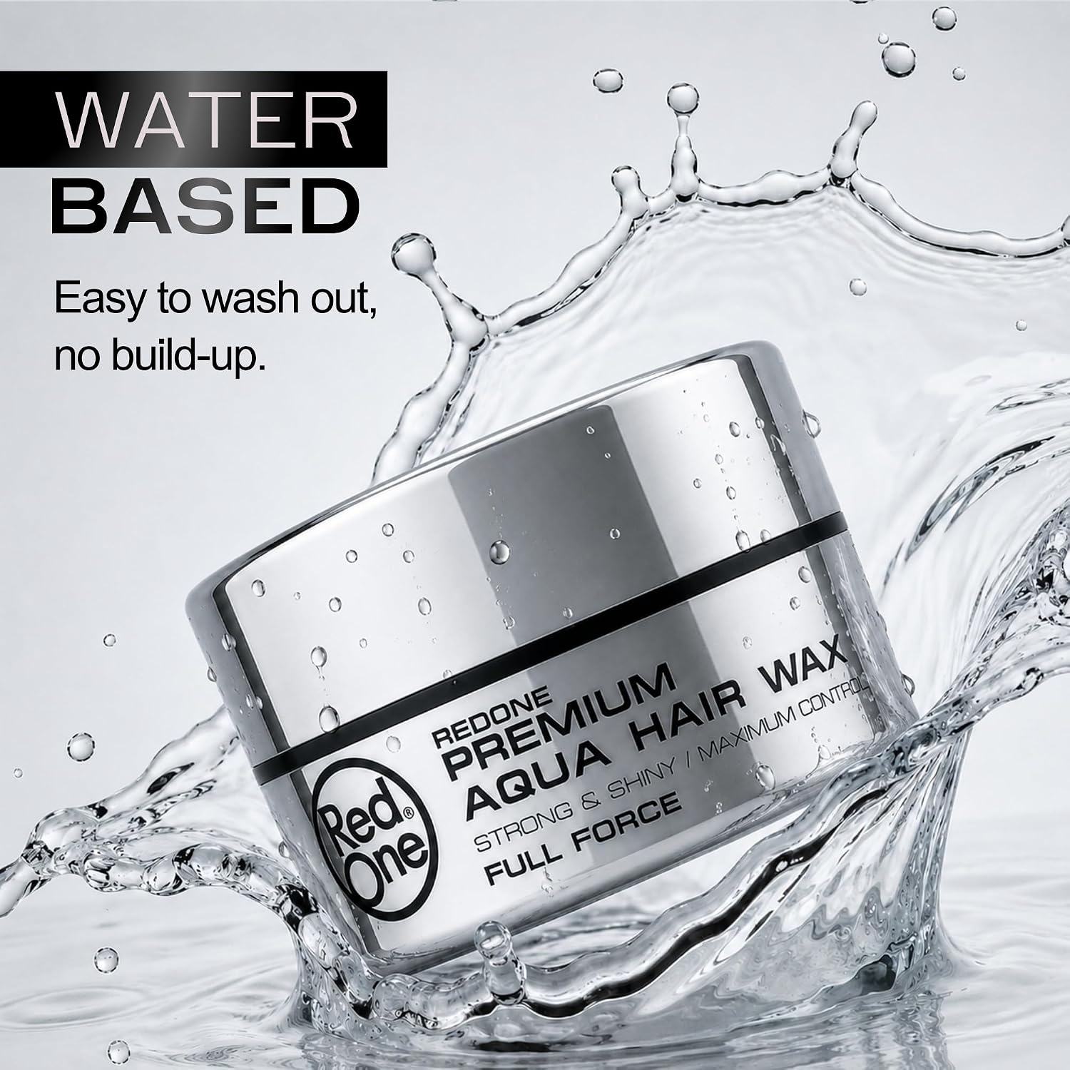 Red One Silver Grove Premium Aqua Hair Wax Strong & Shiny 100ml