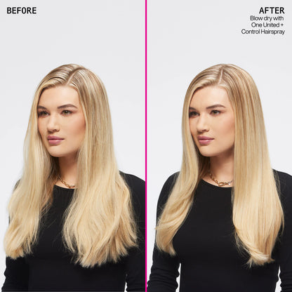 Redken 28 High Hold Control Hairspray 400ml before and after