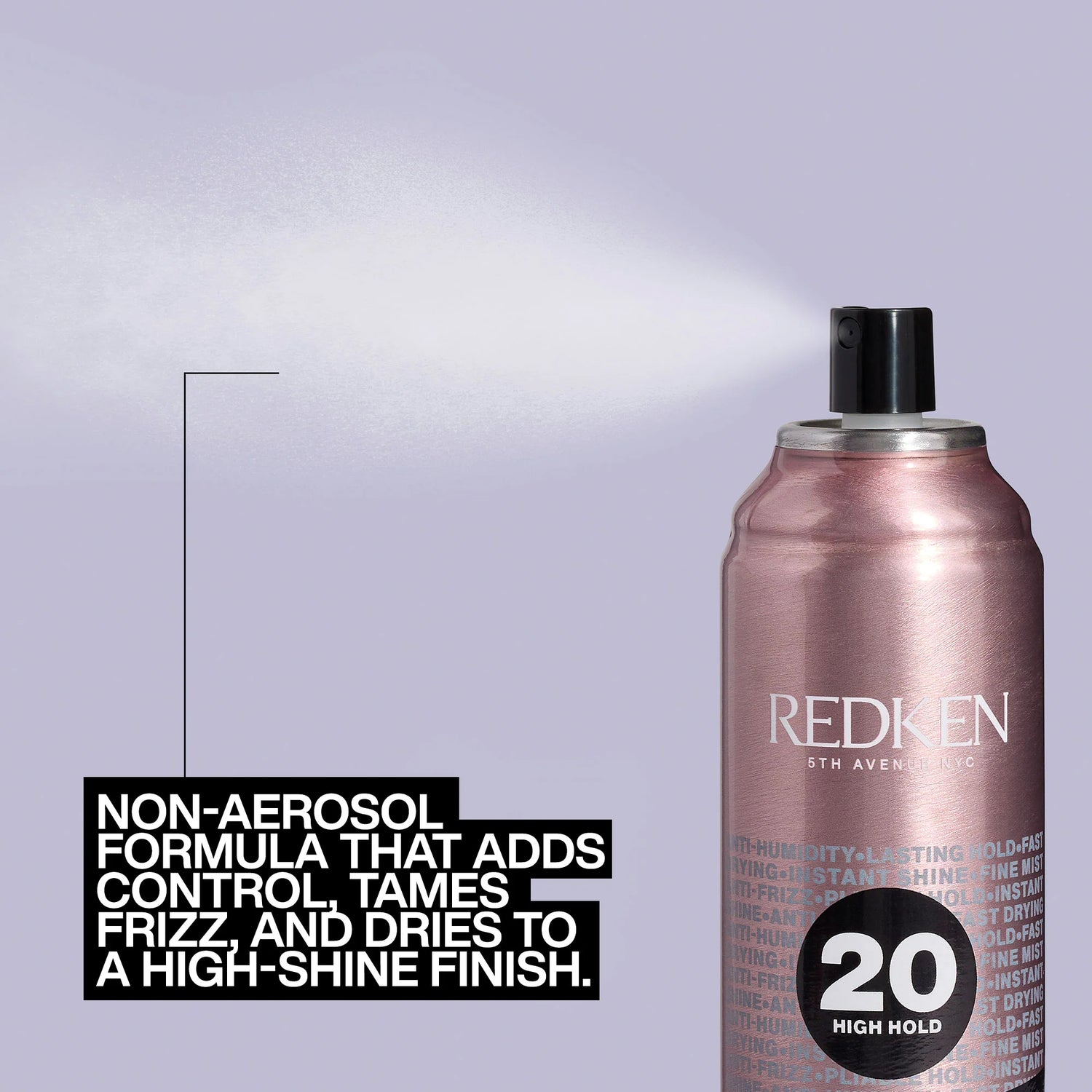 Redken 20 High Hold Anti-Frizz Hairspray 250ml non aerosol