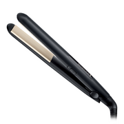 Remington Ceramic Slim 220 Hair Straightener angled view with slim ceramic-coated plates for fast, smooth hair straightening on a white background.