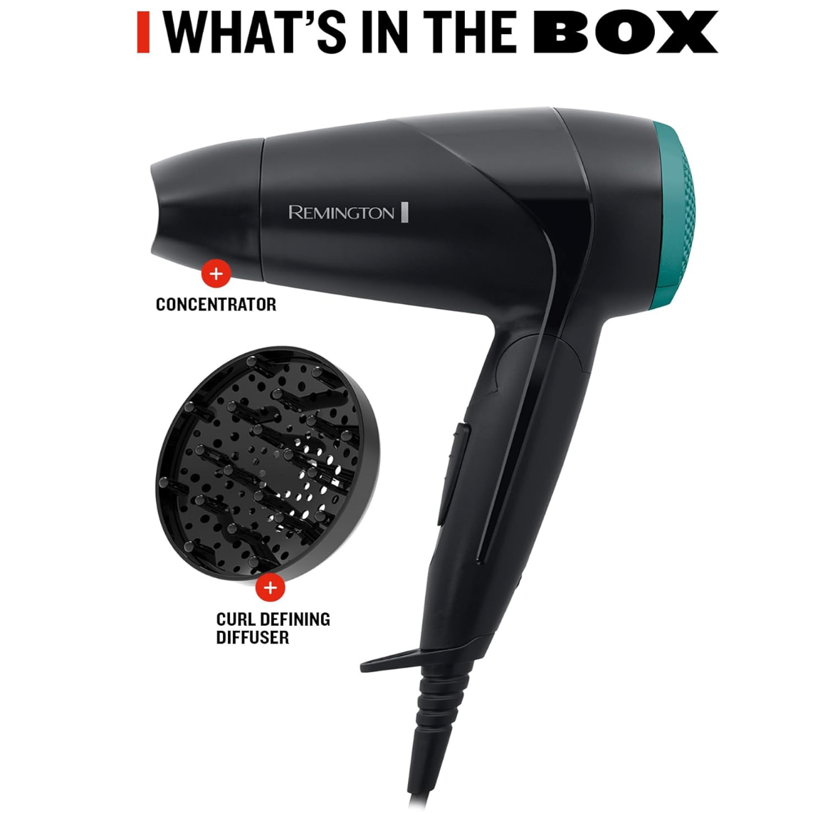 Remington On The go Compact Travel Hair Dryer